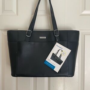 Kensington Black Laptop Bag for Women
